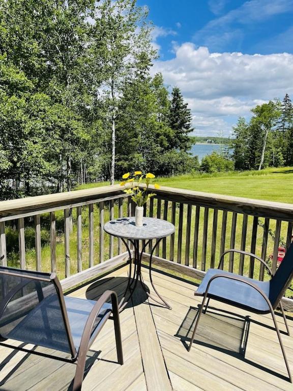 Chalet With A Private Beach In Acadia National Park Bar Harbor Bagian luar foto